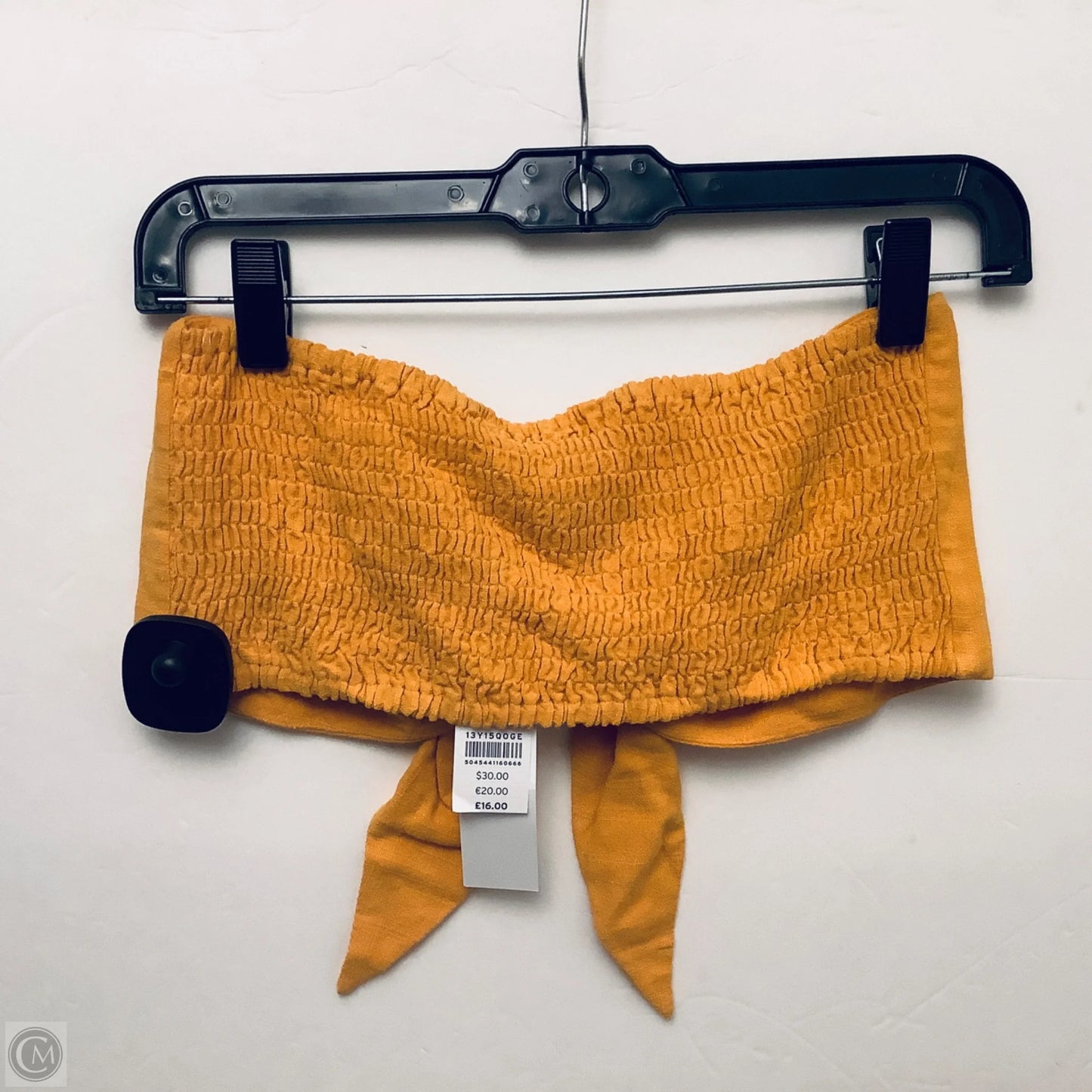 Top Sleeveless Basic By Topshop In Yellow, Size: S