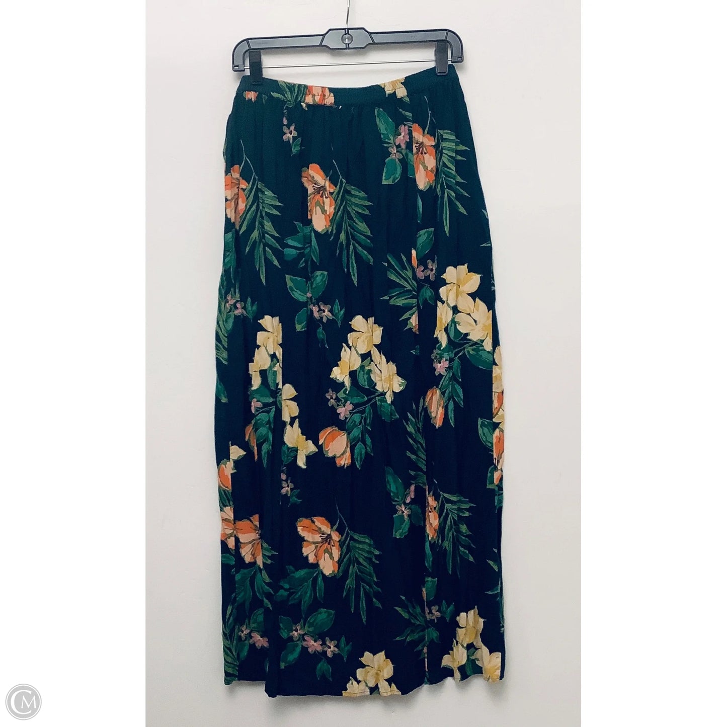 Skirt Maxi By Clothes Mentor In Floral Print, Size: L