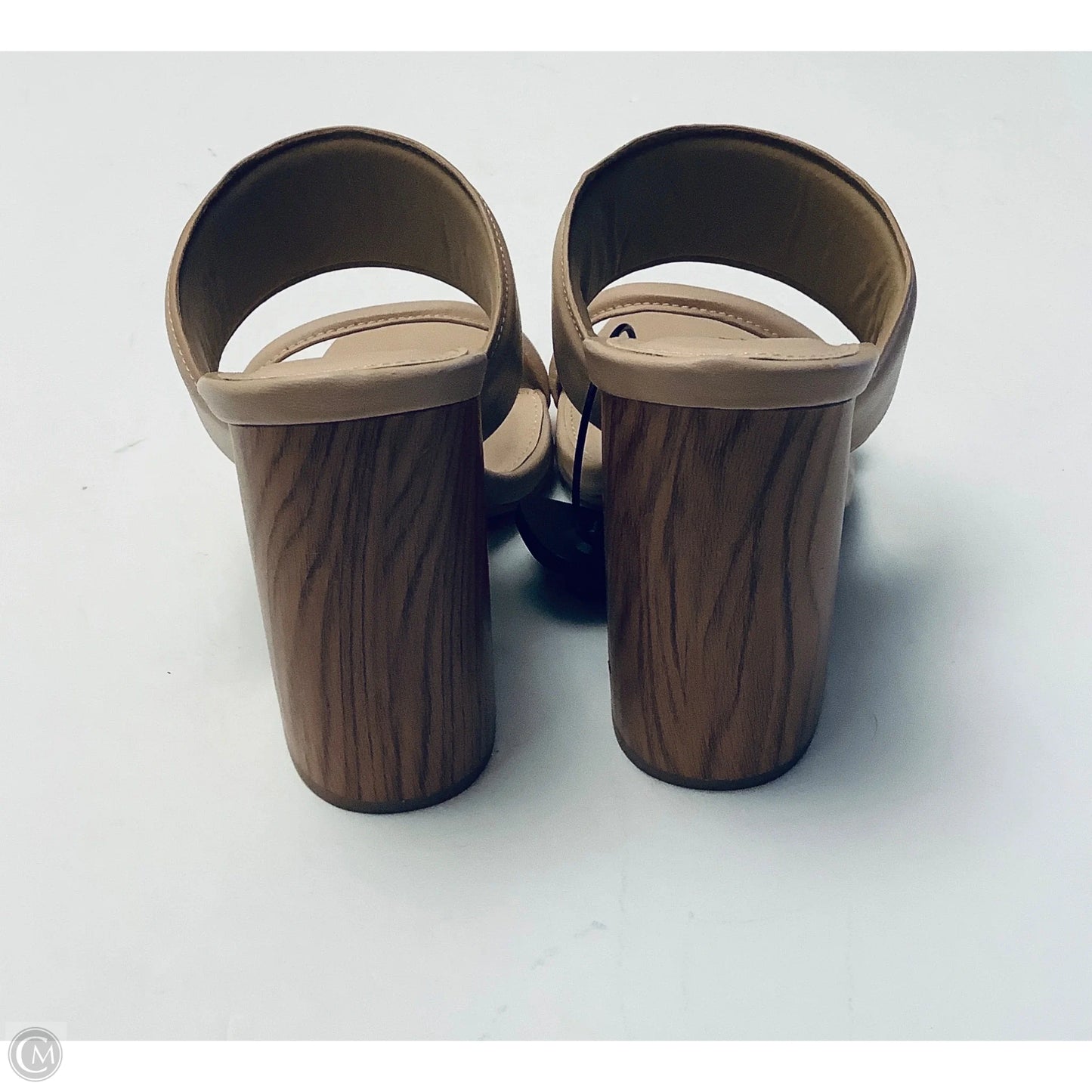 Shoes Heels Block By Qupid In Beige, Size: 10