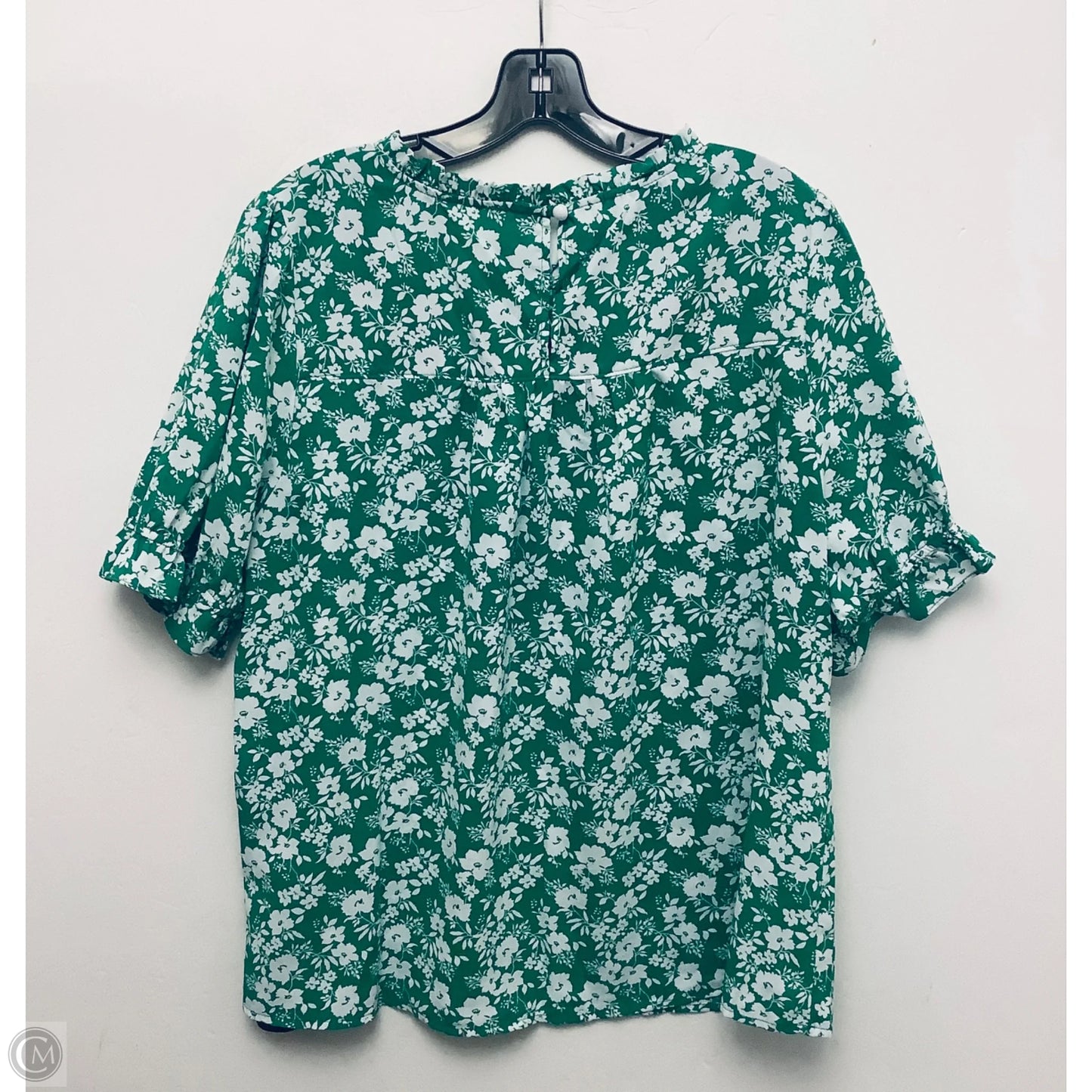 Top Short Sleeve By Clothes Mentor In Green, Size: L