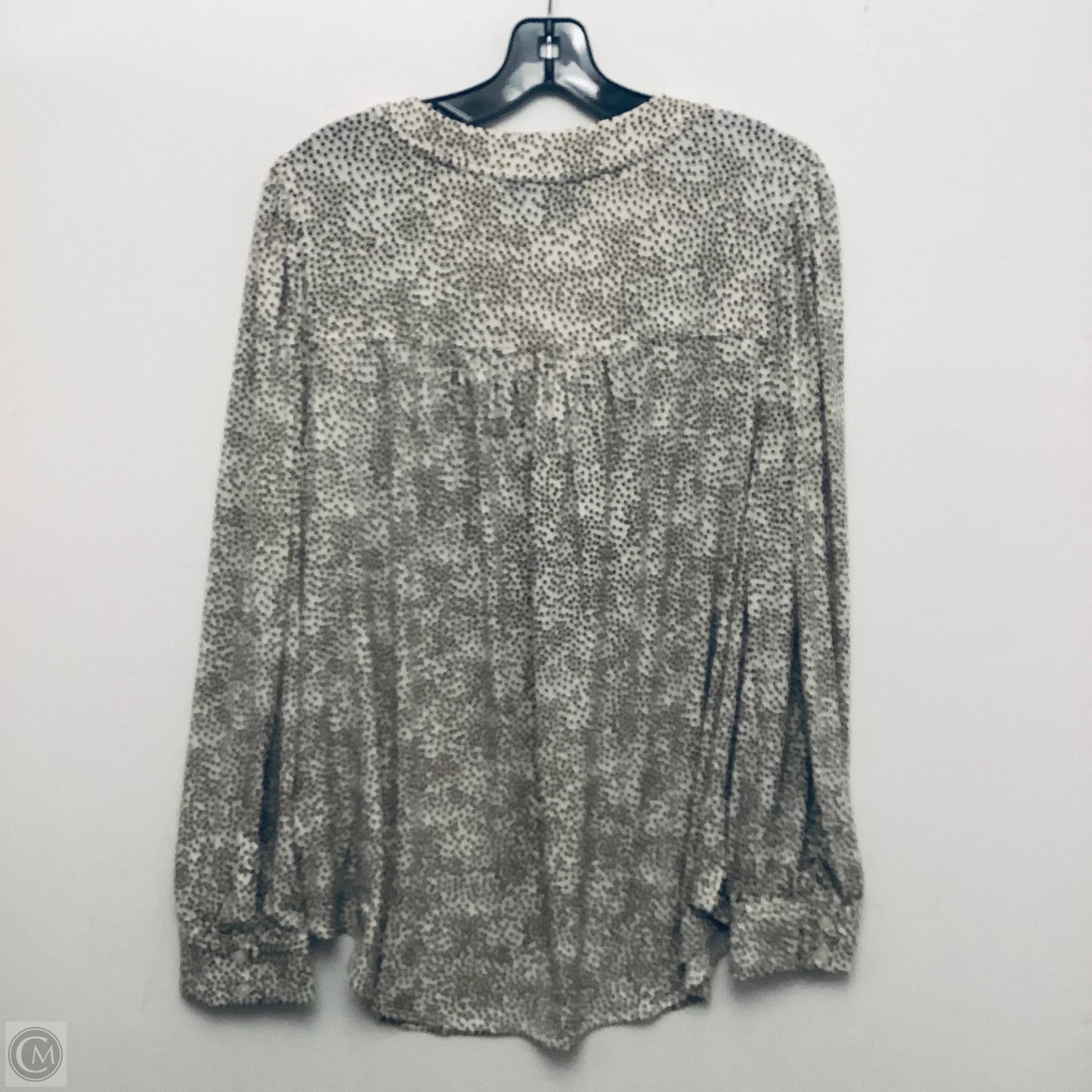 Top Long Sleeve By Lane Bryant In Beige, Size: L