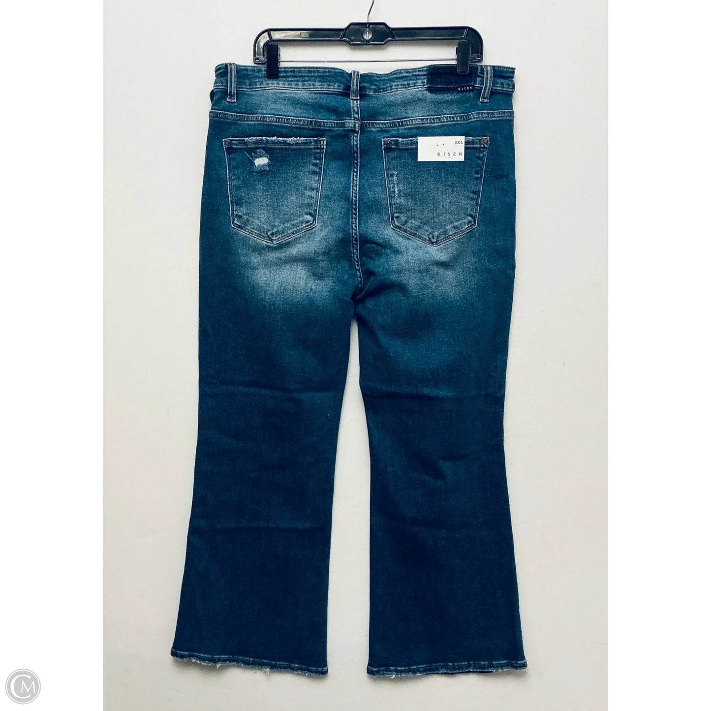 Jeans Straight By Risen In Blue Denim, Size: 26