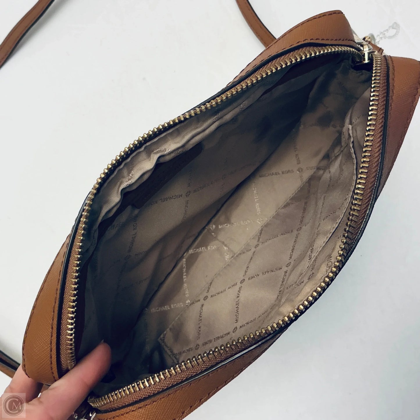 Crossbody Designer By Michael Kors, Size: Large