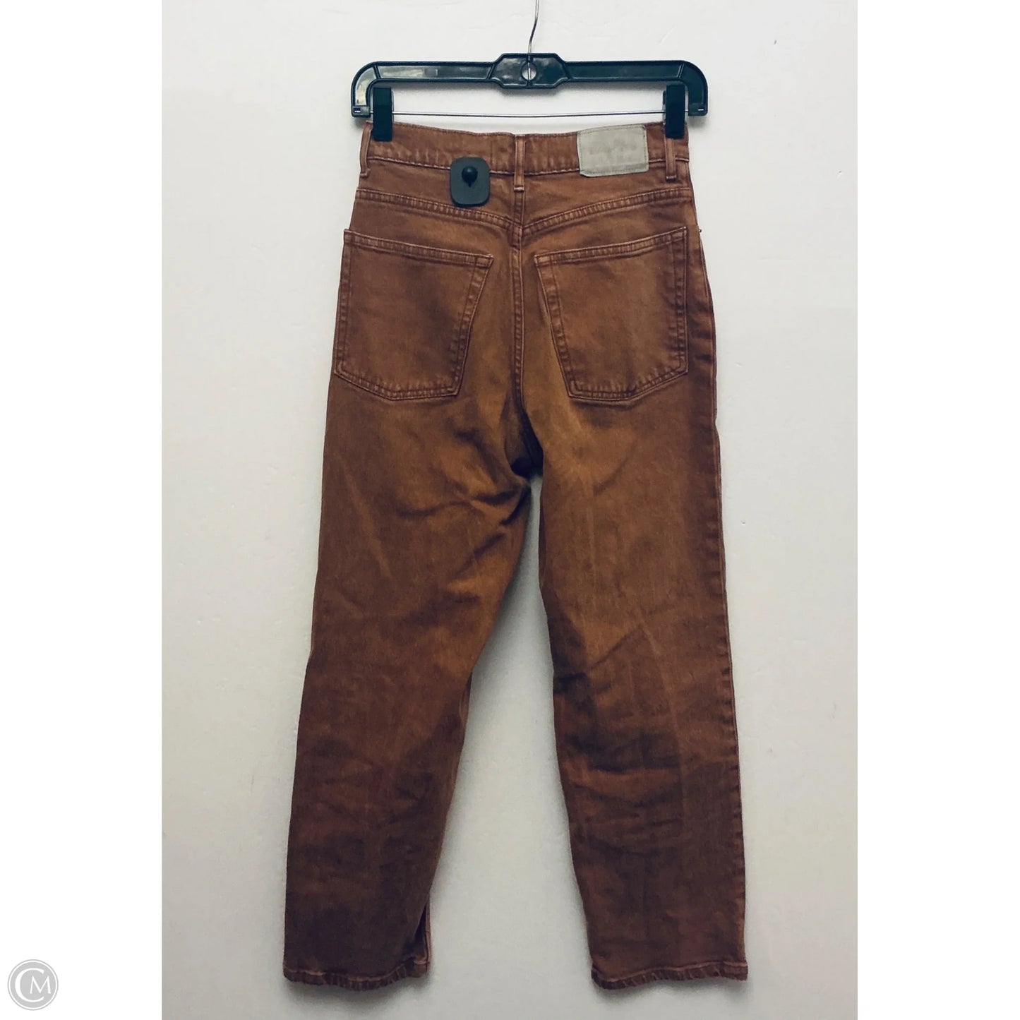 Jeans Straight By Everlane In Brown Denim, Size: 2
