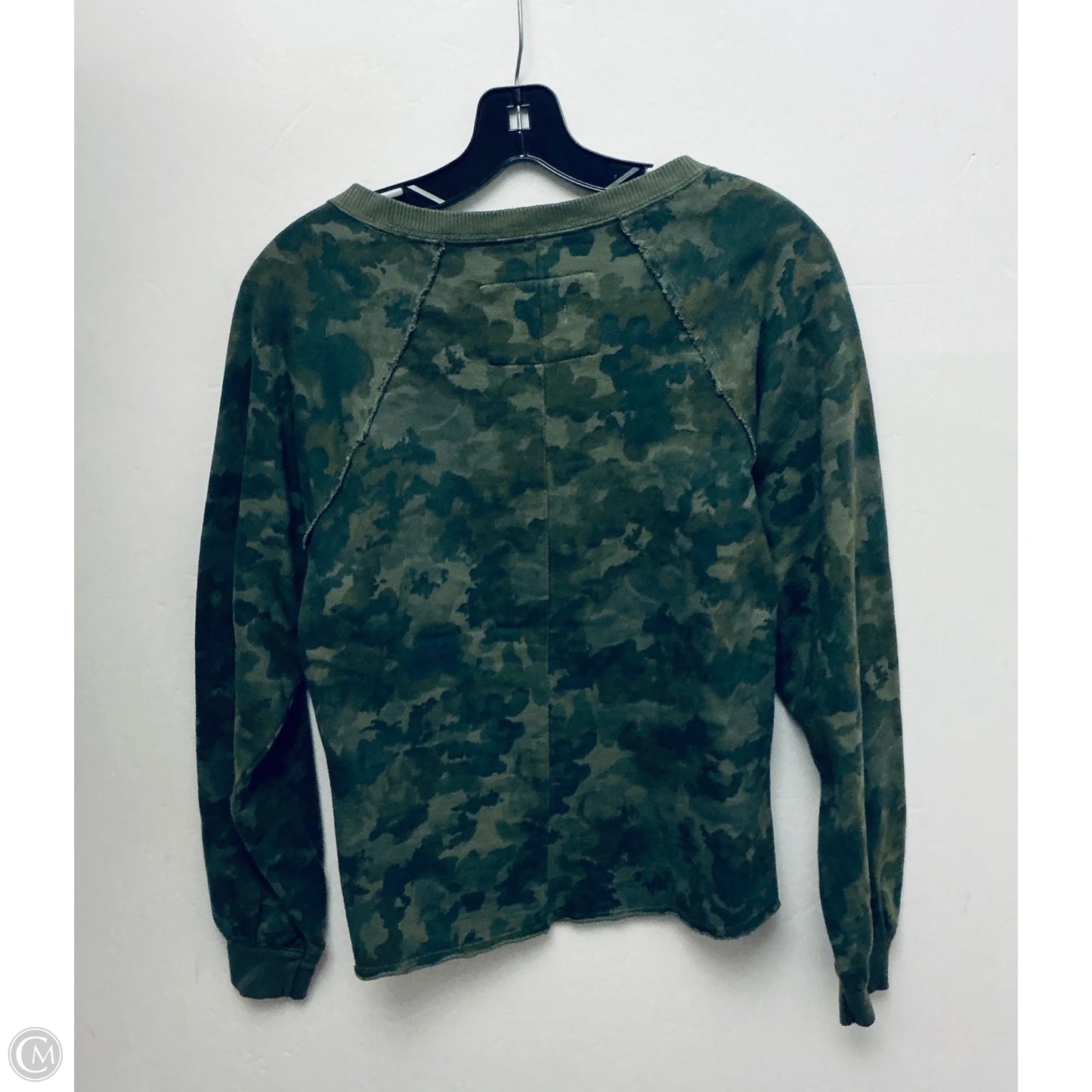 Top Long Sleeve By Pilcro In Camouflage Print, Size: Xxs