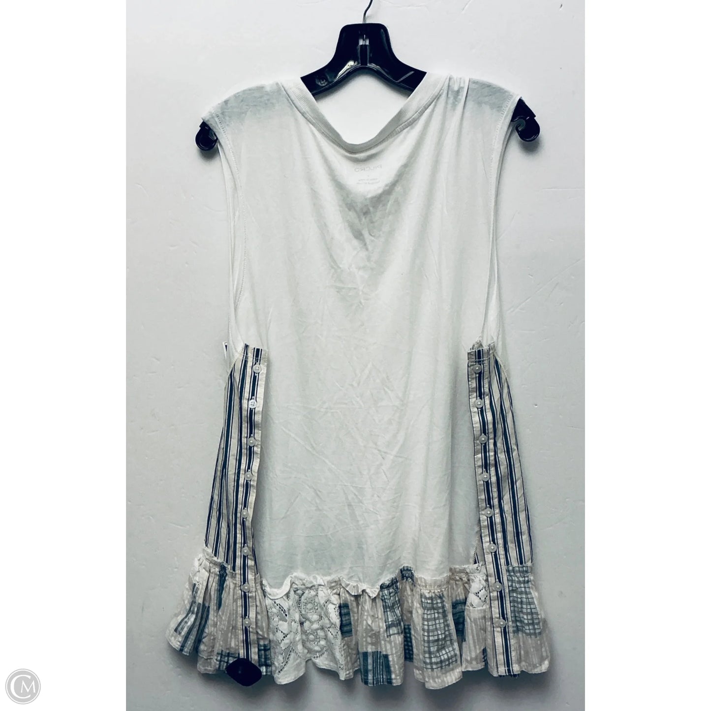 Top Sleeveless By Pilcro In White, Size: L