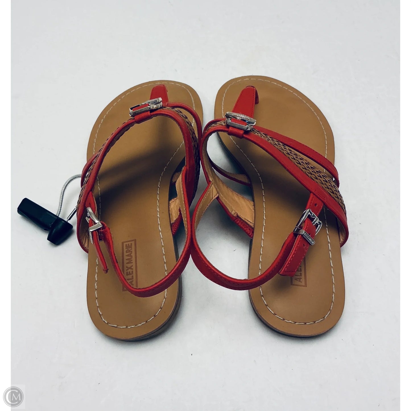 Sandals Flats By Alex Marie In Red, Size: 7