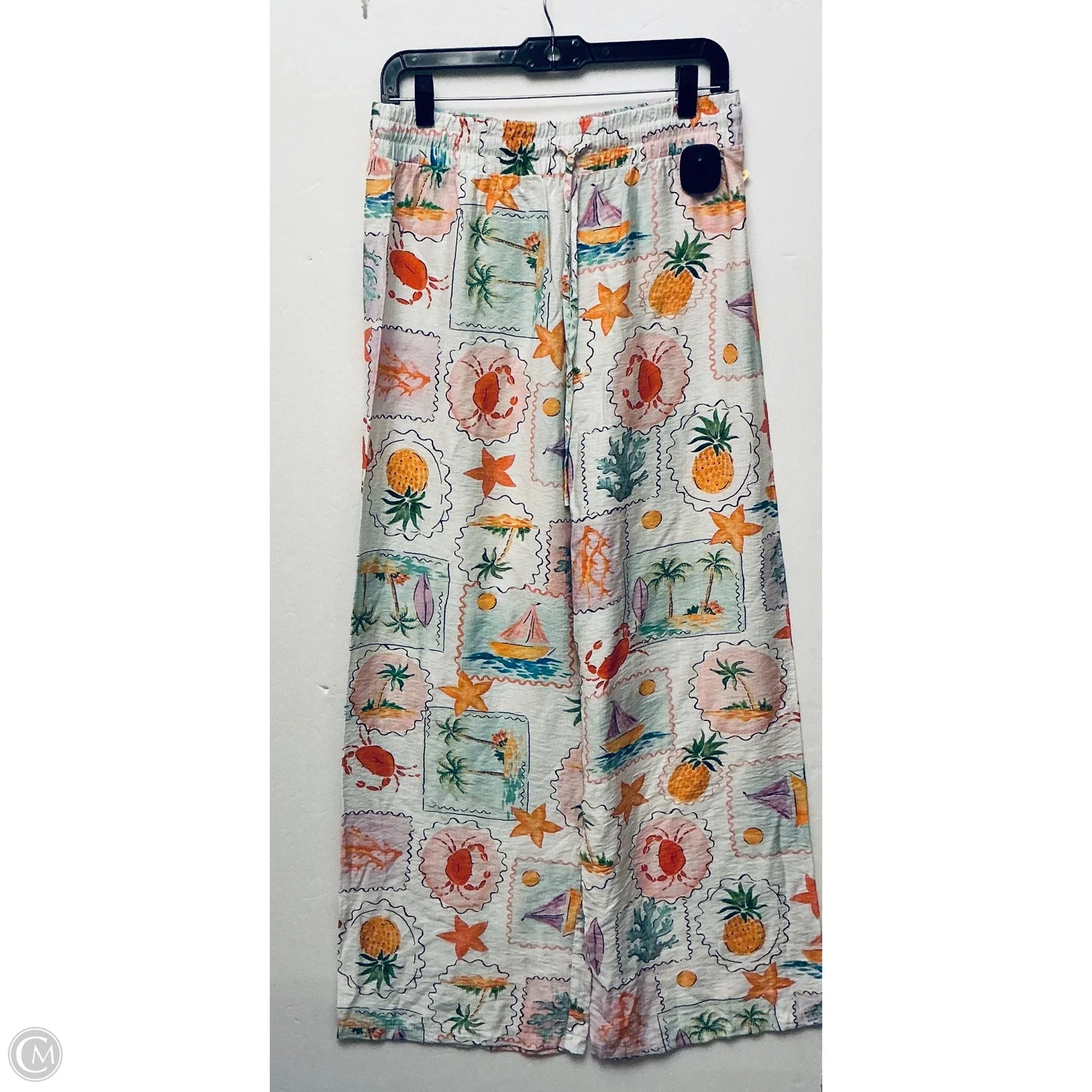 Pants Set 2pc By Clothes Mentor In Tropical Print, Size: L