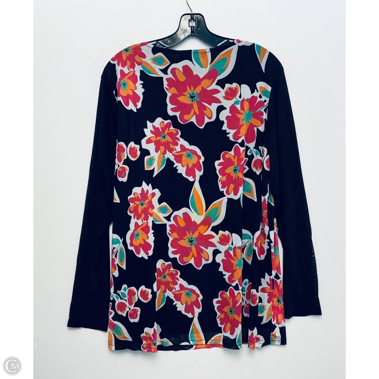 Top Long Sleeve By Southern Stitch In Black, Size: Xl