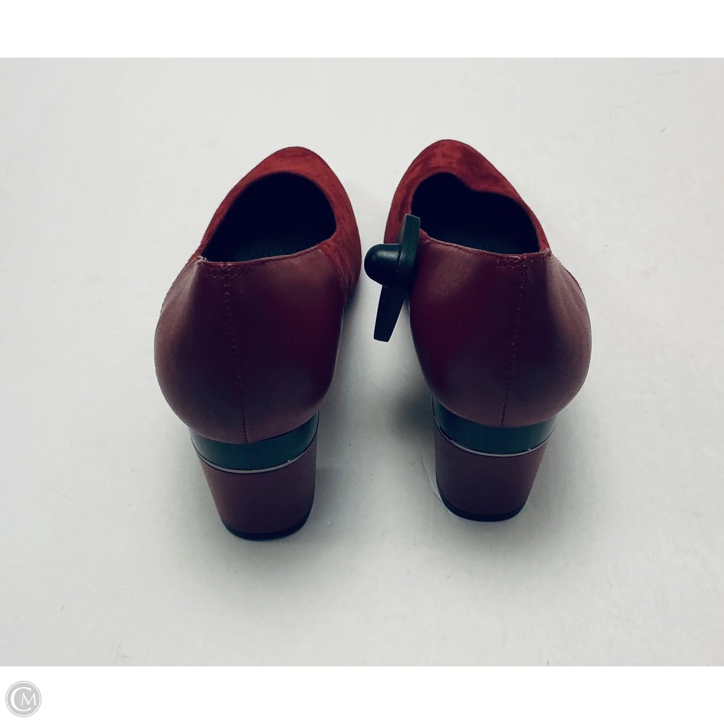 Shoes Heels Block By Vaneli In Red, Size: 10