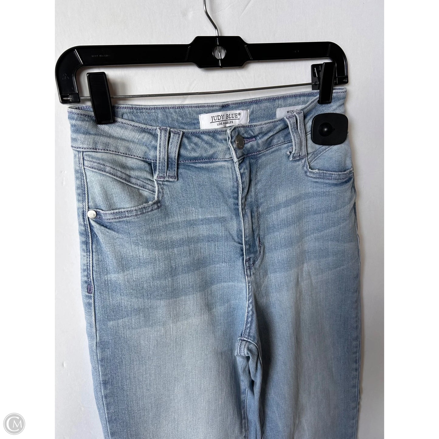 Jeans Wide Leg By Judy Blue In Blue Denim, Size: 4