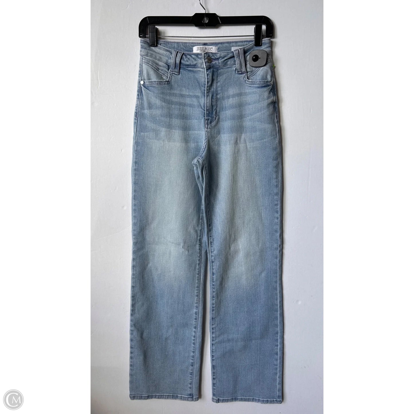 Jeans Wide Leg By Judy Blue In Blue Denim, Size: 4