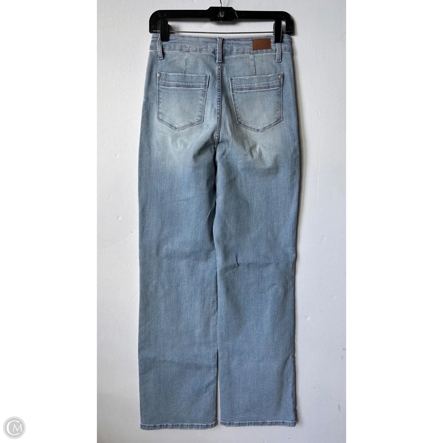 Jeans Wide Leg By Judy Blue In Blue Denim, Size: 4