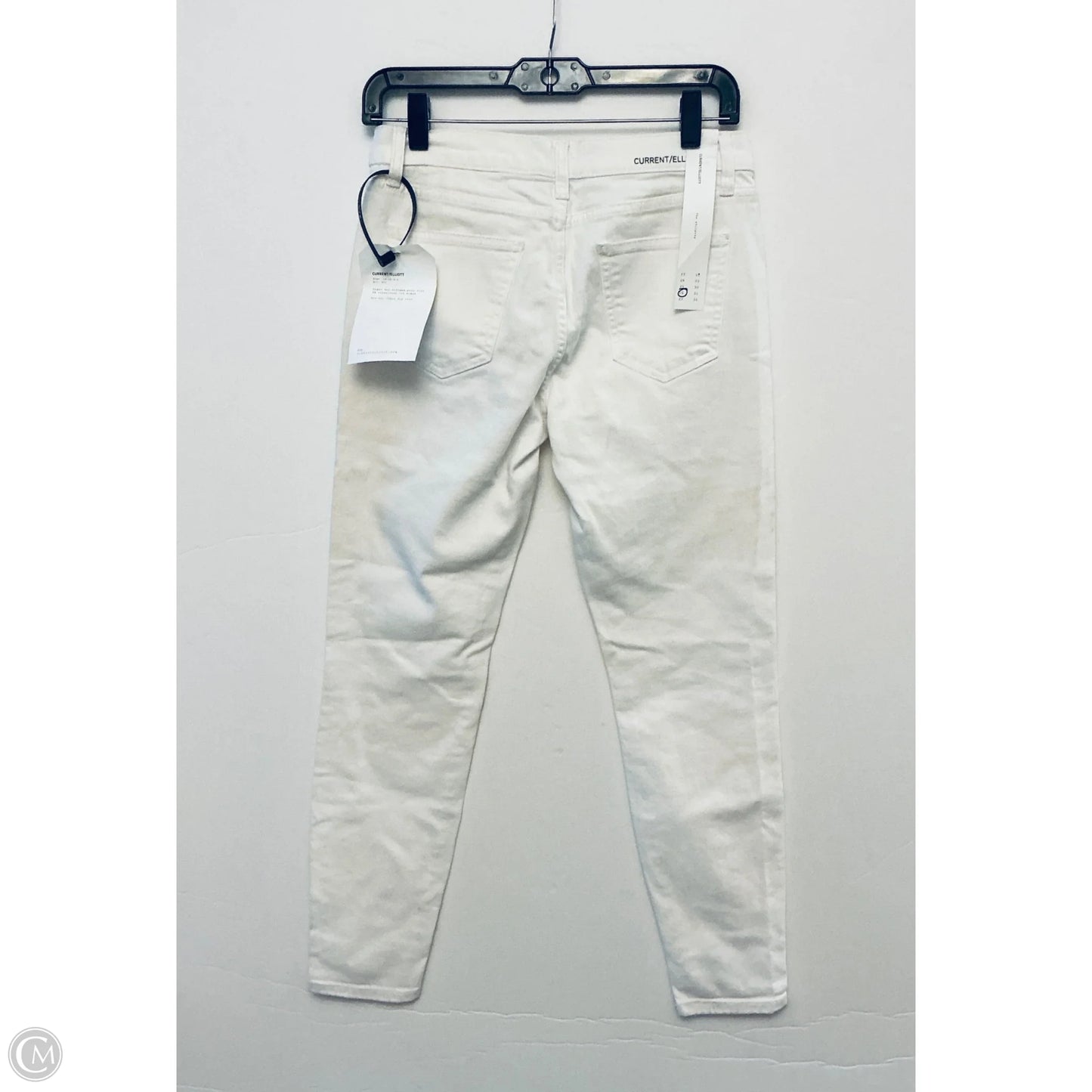 Jeans Skinny By Current/elliott In White, Size: 2