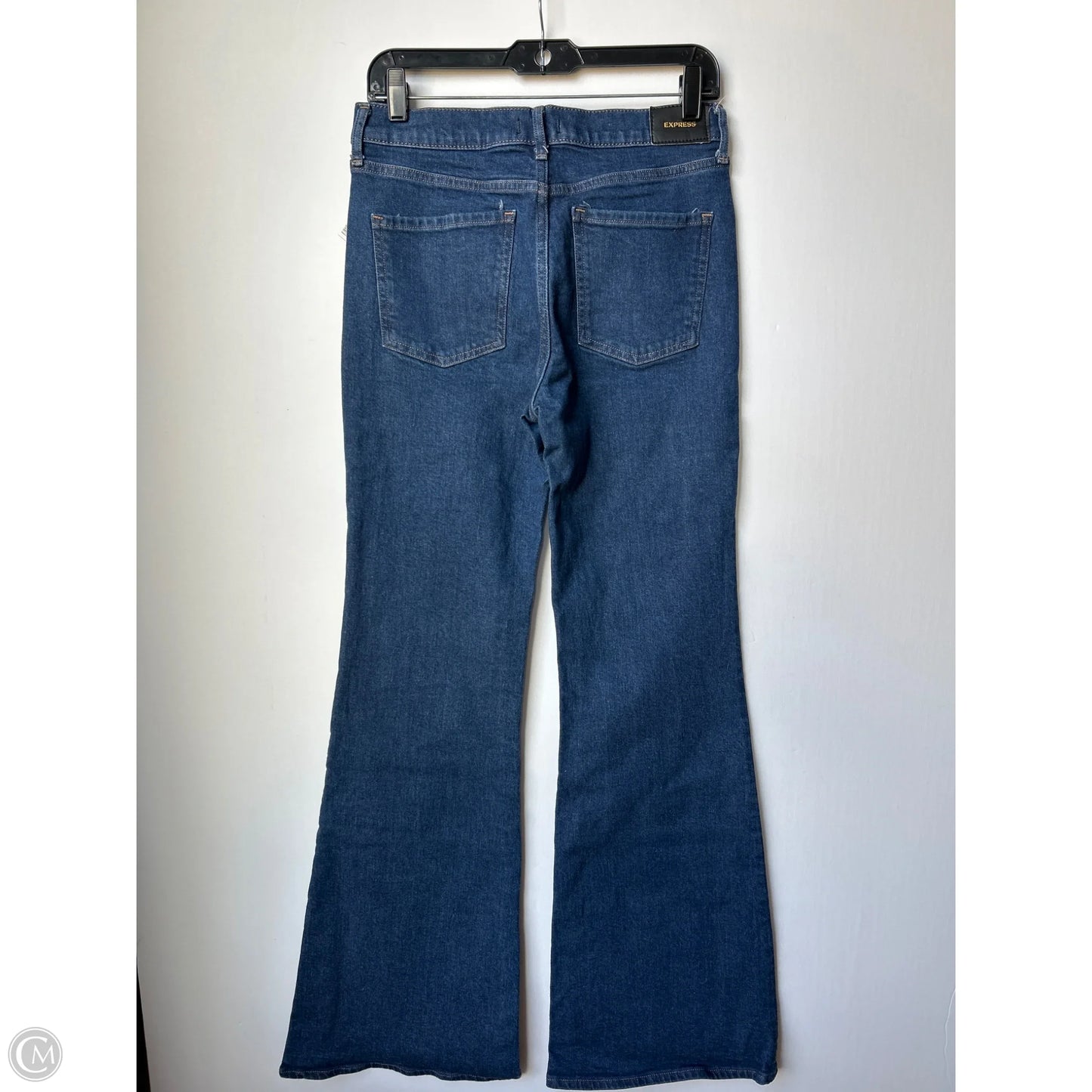 Jeans Straight By Express In Blue Denim, Size: 6