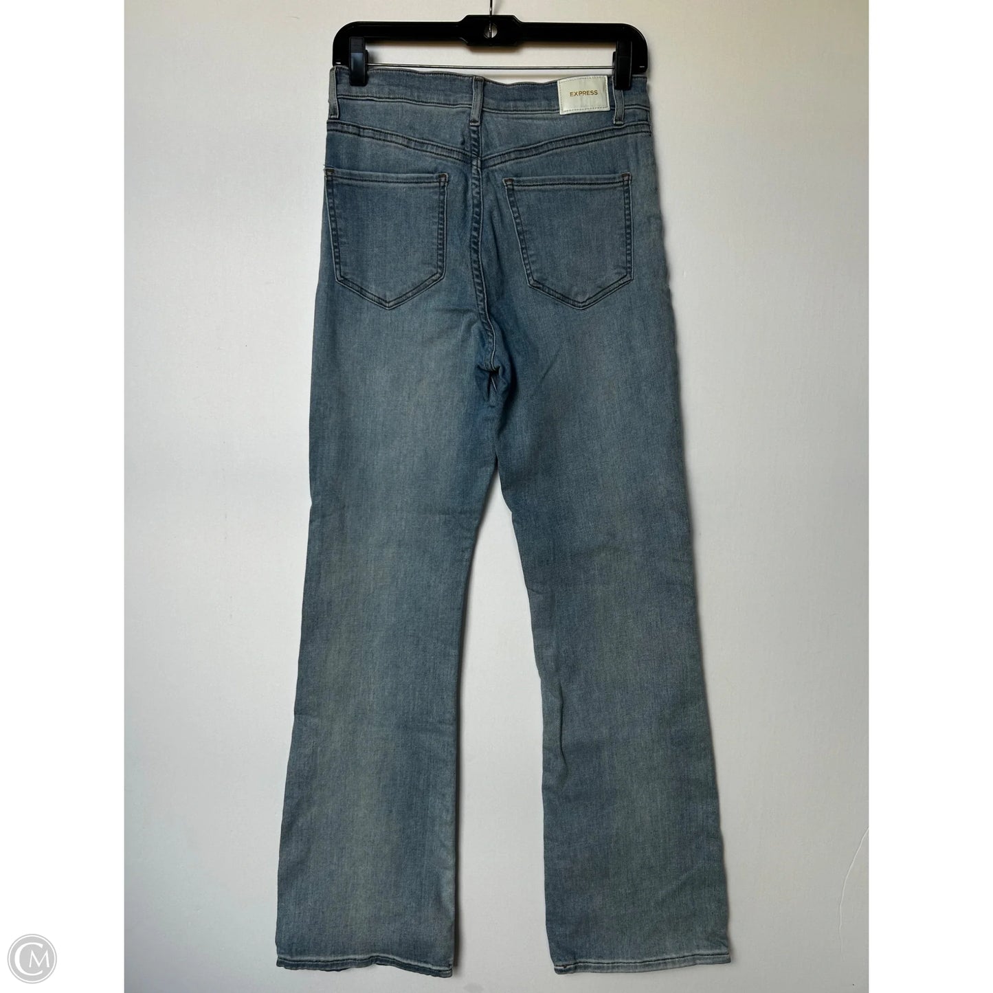 Jeans Bootcut By Express In Blue Denim, Size: 8