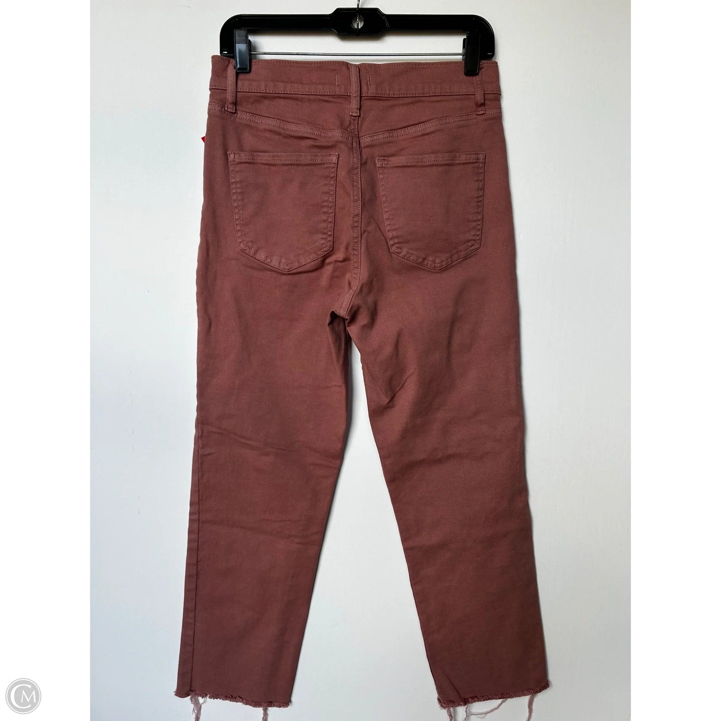 Jeans Straight By Express In Pink Denim, Size: 6
