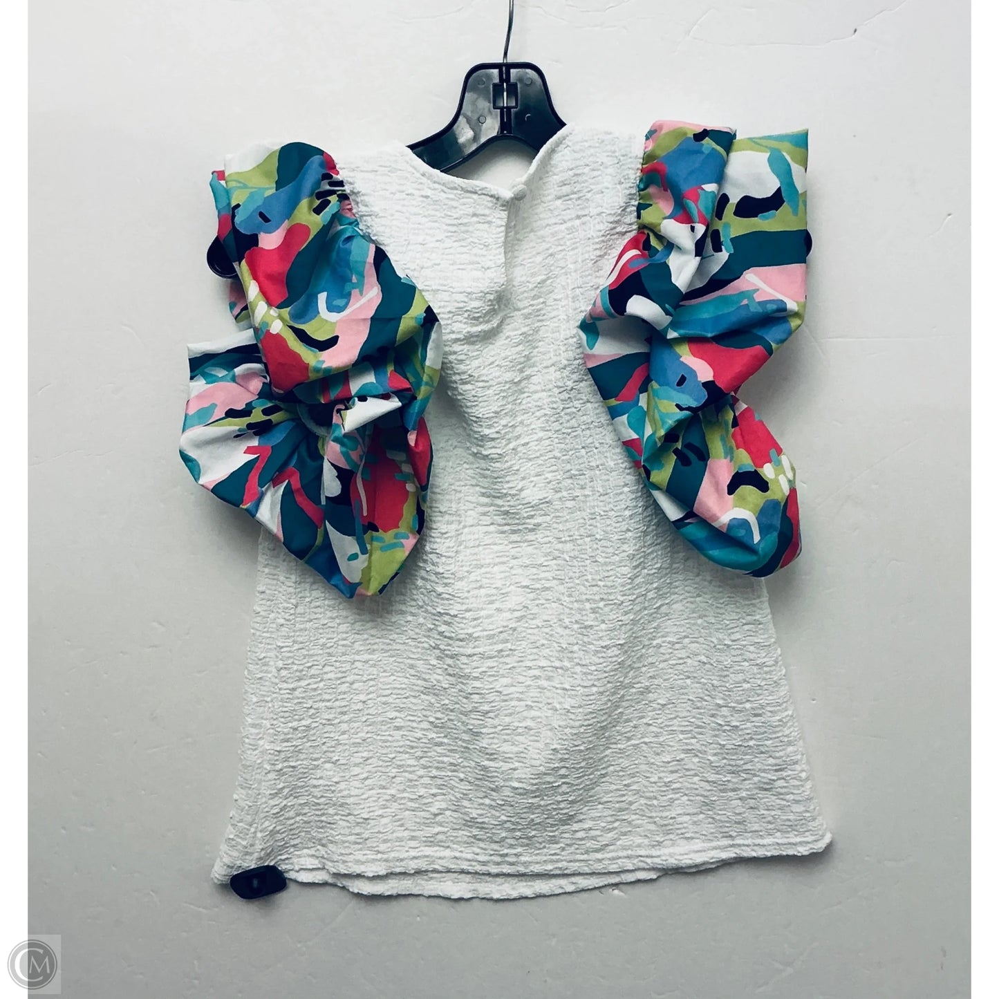Top Short Sleeve Basic By Thml In White, Size: Xs