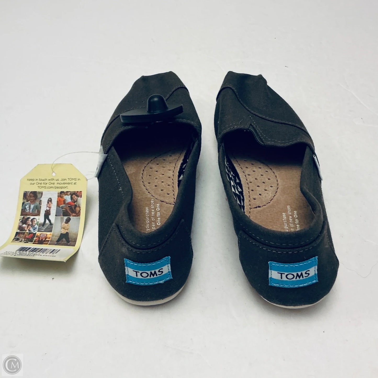 Shoes Flats By Toms In Green, Size: 6.5