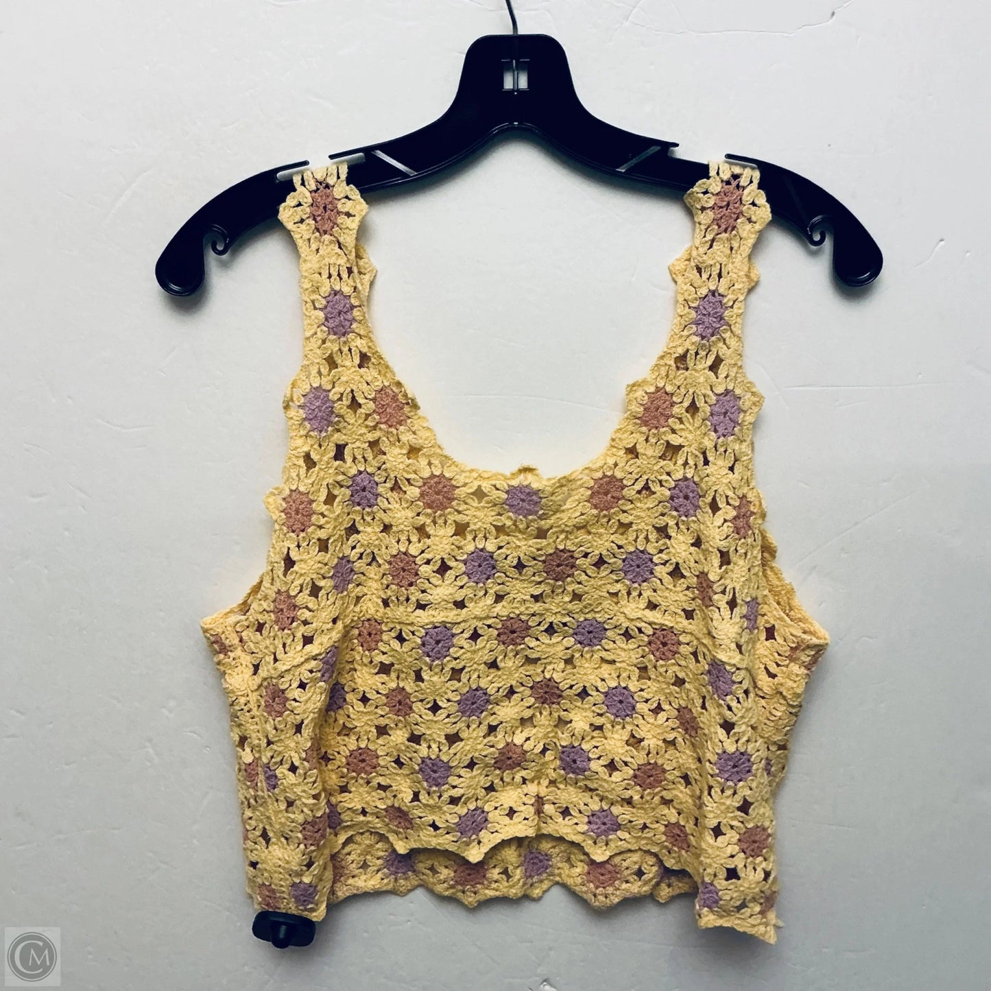 Top Sleeveless Basic By New In In Yellow, Size: M