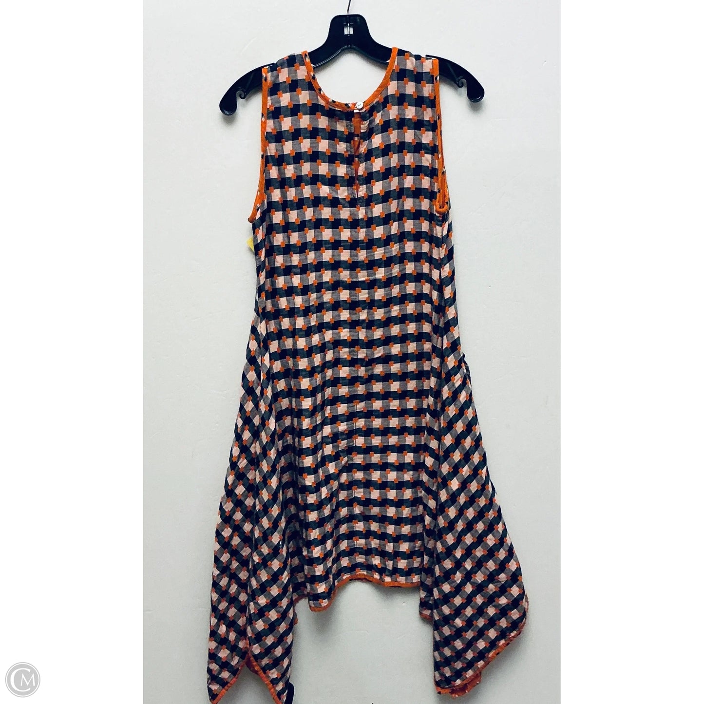 Dress Casual Midi By Uncle Frank In Orange, Size: M