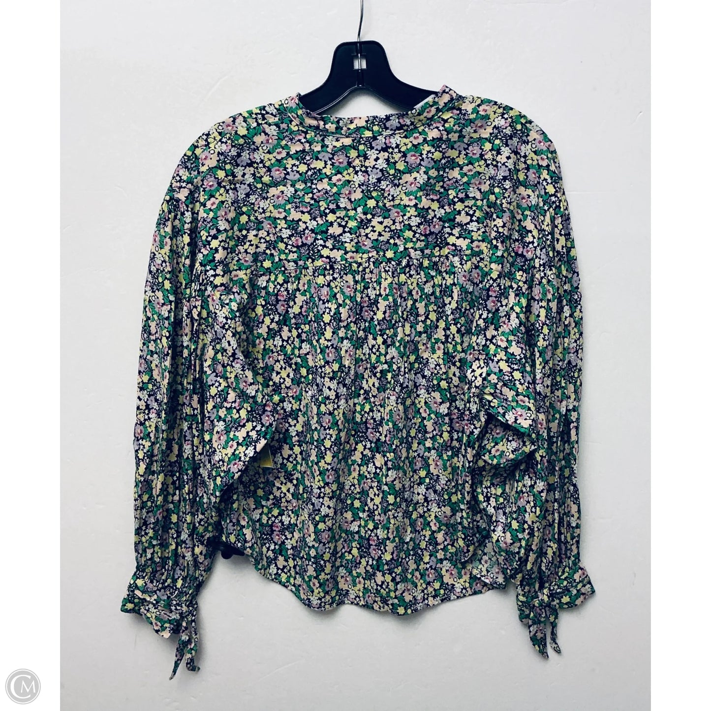 Top Long Sleeve Basic By Maeve In Green, Size: S