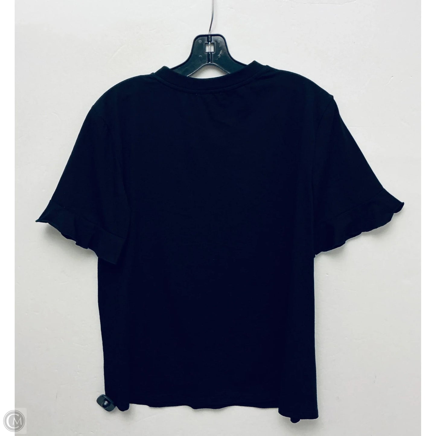 Top Short Sleeve Basic By Cme In Black, Size: S