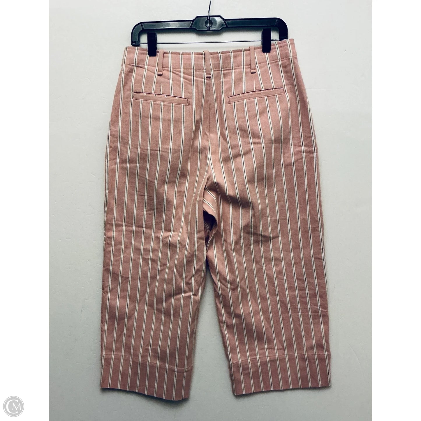 Jeans Wide Leg By Banana Republic In Pink Denim, Size: 8