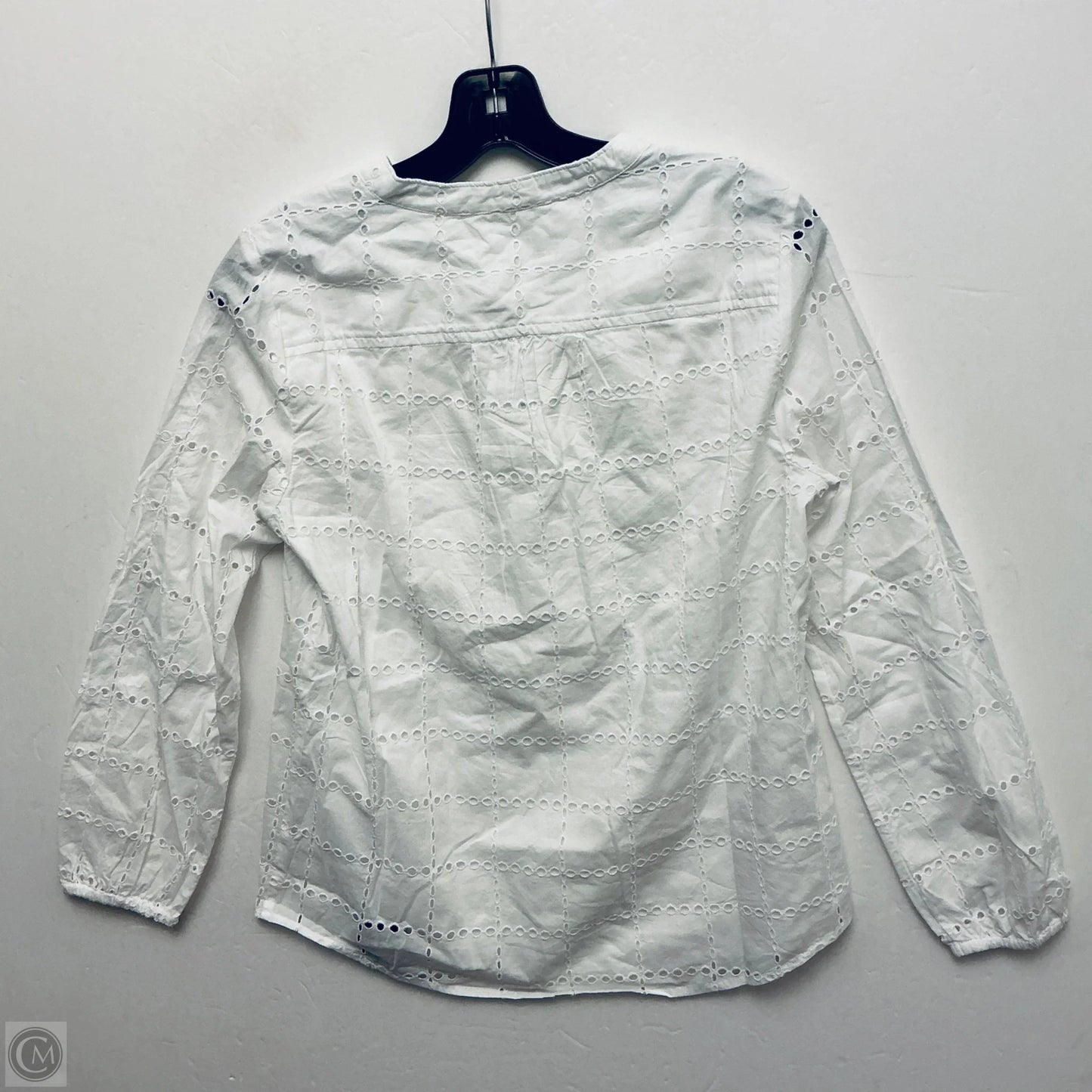 Top Long Sleeve By J. Crew In White, Size: Xs