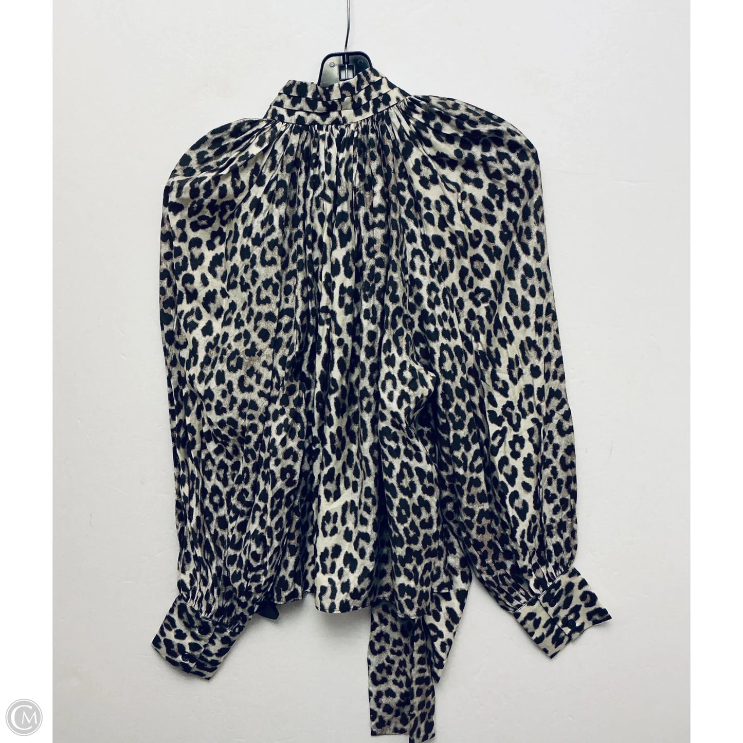 Top Long Sleeve By H&m In Animal Print, Size: Xs