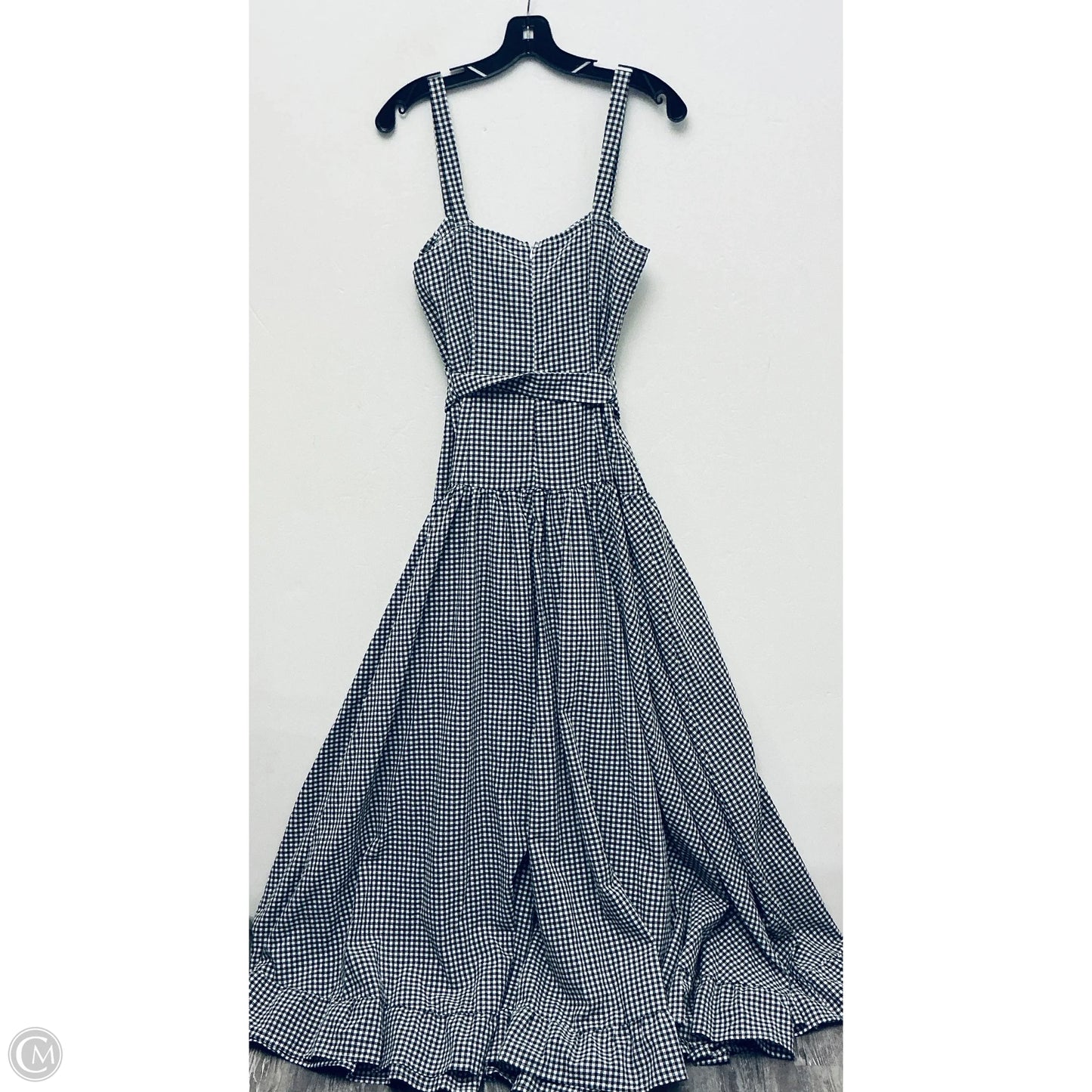 Dress Casual Maxi By Cme In Black & White, Size: M