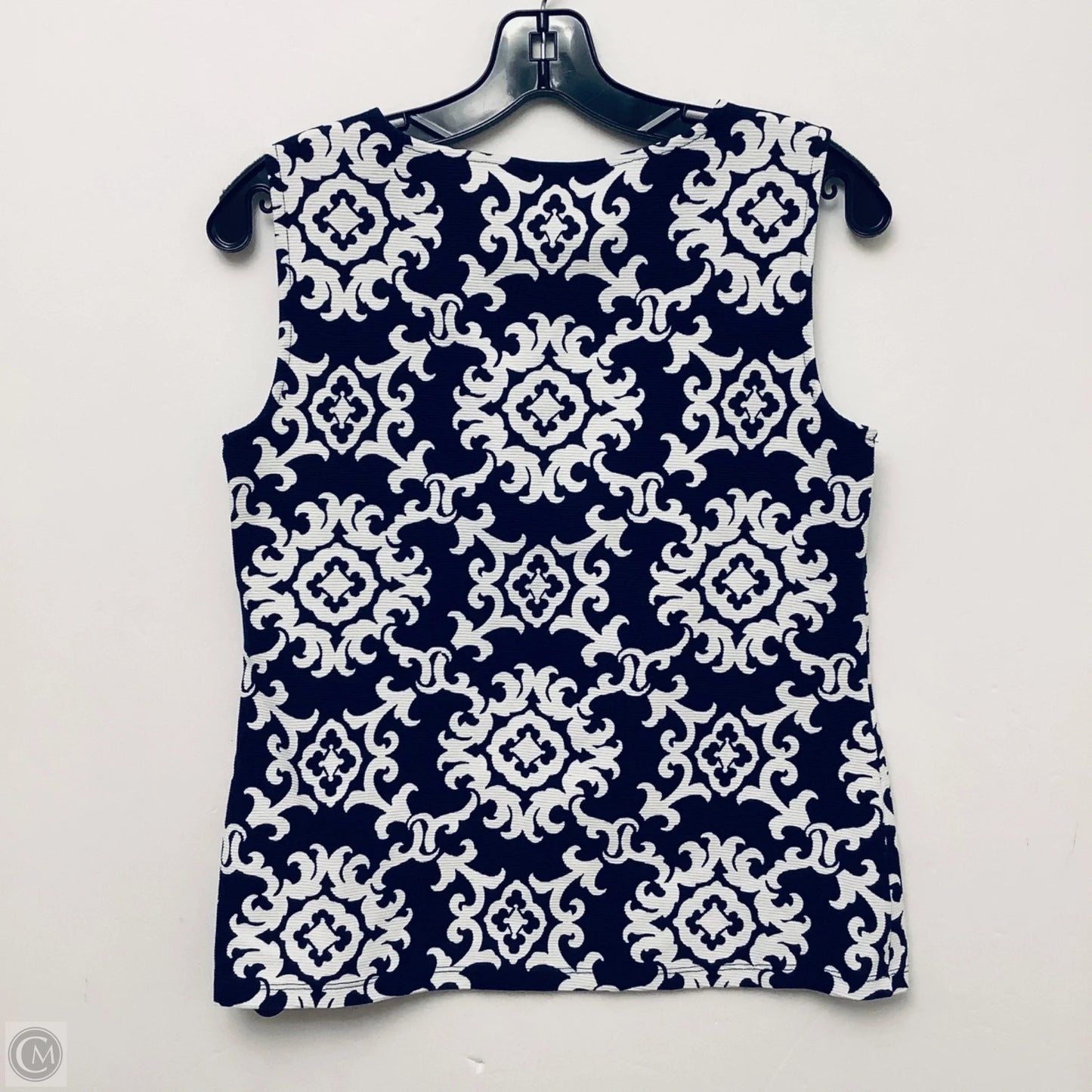 Top Sleeveless Basic By Talbots In Blue, Size: S