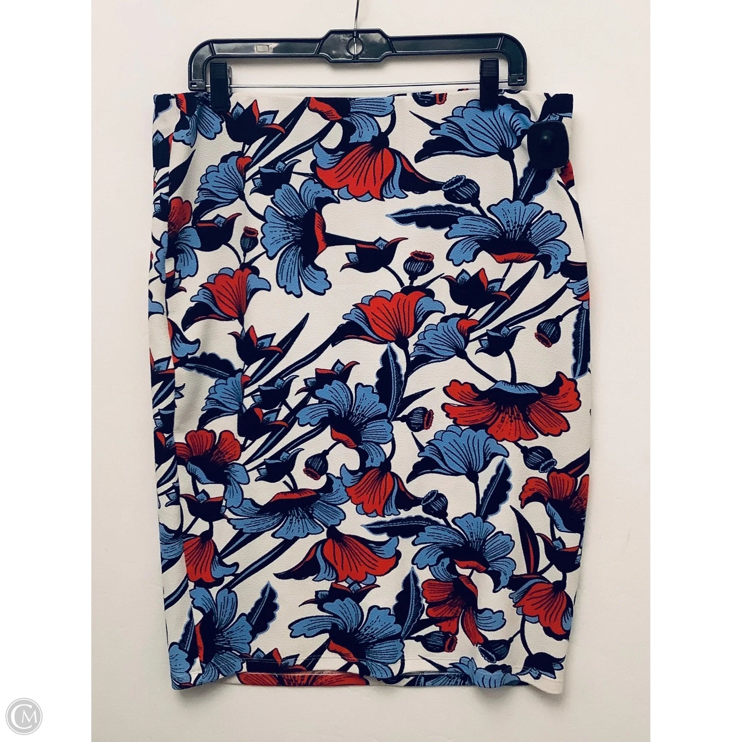 Skirt Midi By Jules & Leopold In Floral Print, Size: L