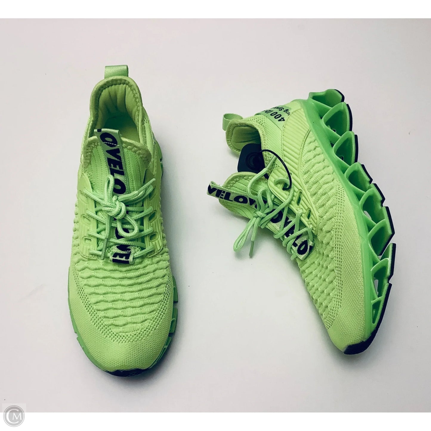 Shoes Sneakers By Cme In Green, Size: 9
