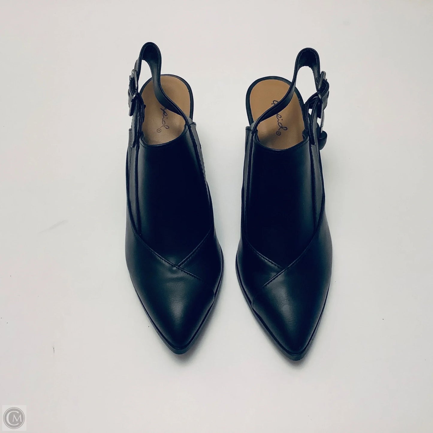 Boots Ankle Heels By Qupid In Black, Size: 8