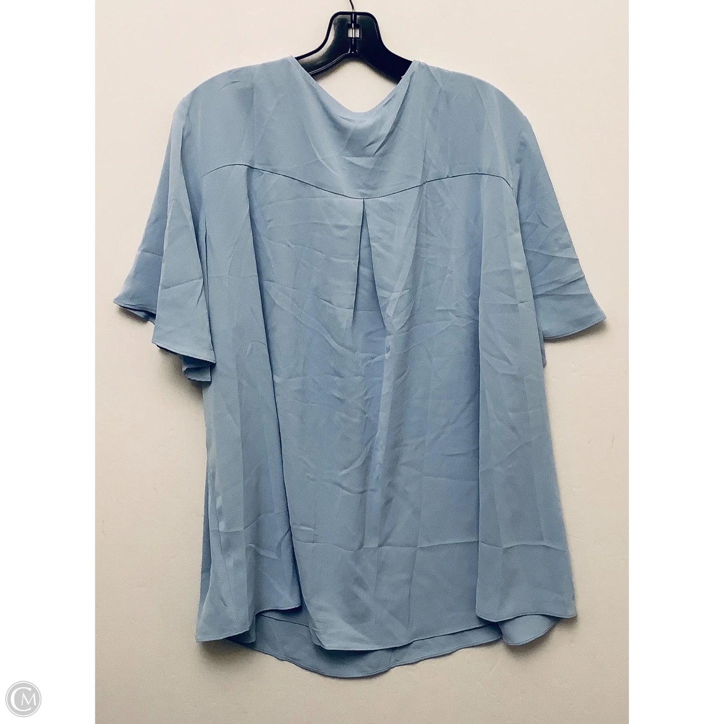Top Short Sleeve By Cmb In Blue, Size: 3x