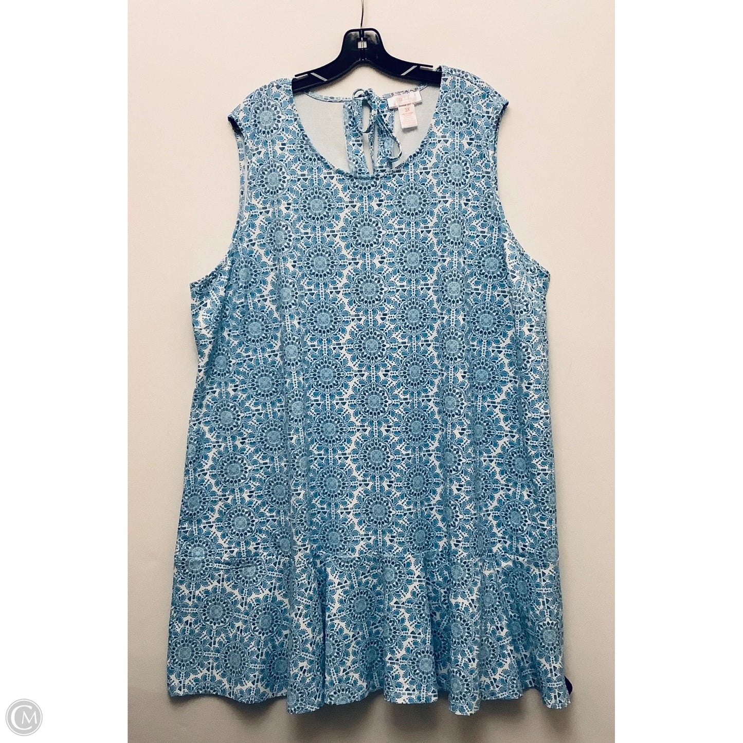 Dress Casual Short By Stella In Blue, Size: 3x