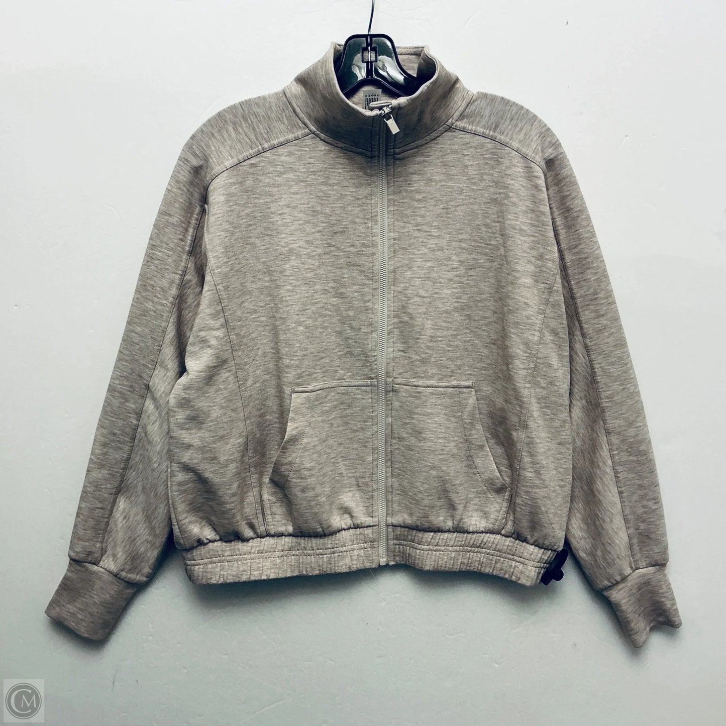 Athletic Jacket By Yogalicious In Brown, Size: S