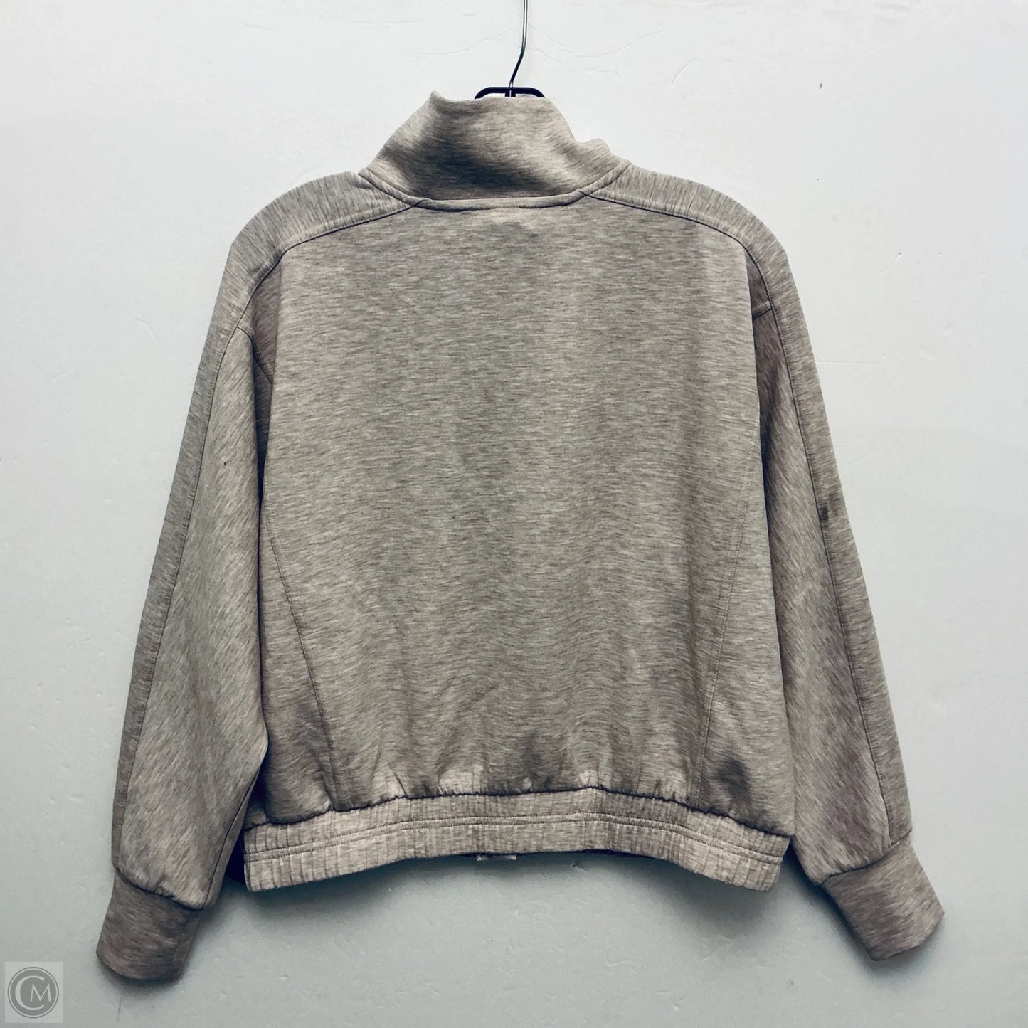 Athletic Jacket By Yogalicious In Brown, Size: S