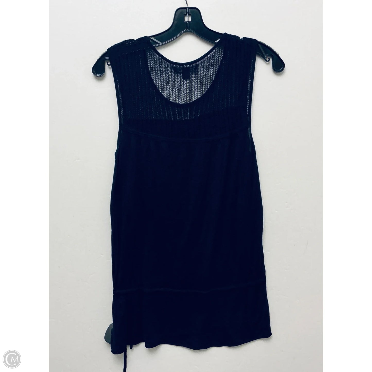 Top Sleeveless Basic By Banana Republic In Black, Size: S
