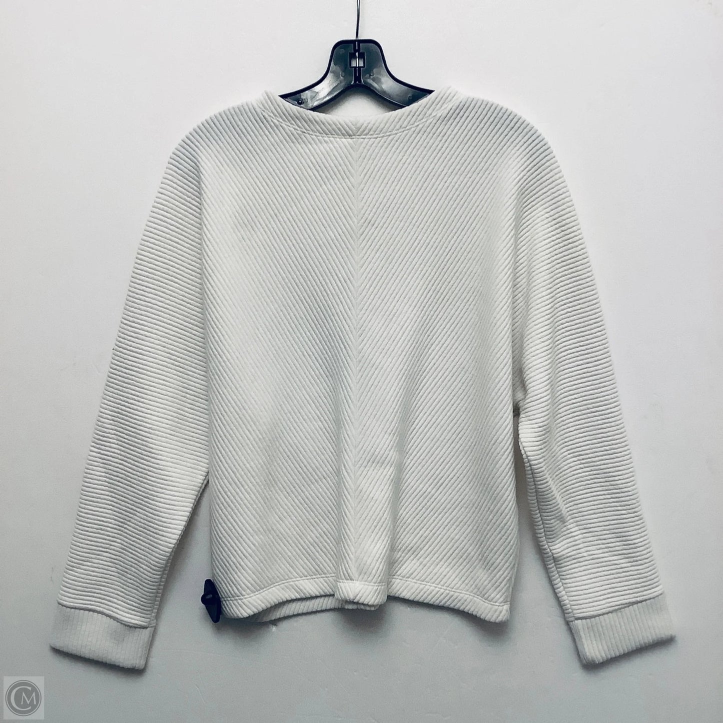 Top Long Sleeve By A New Day In White, Size: S