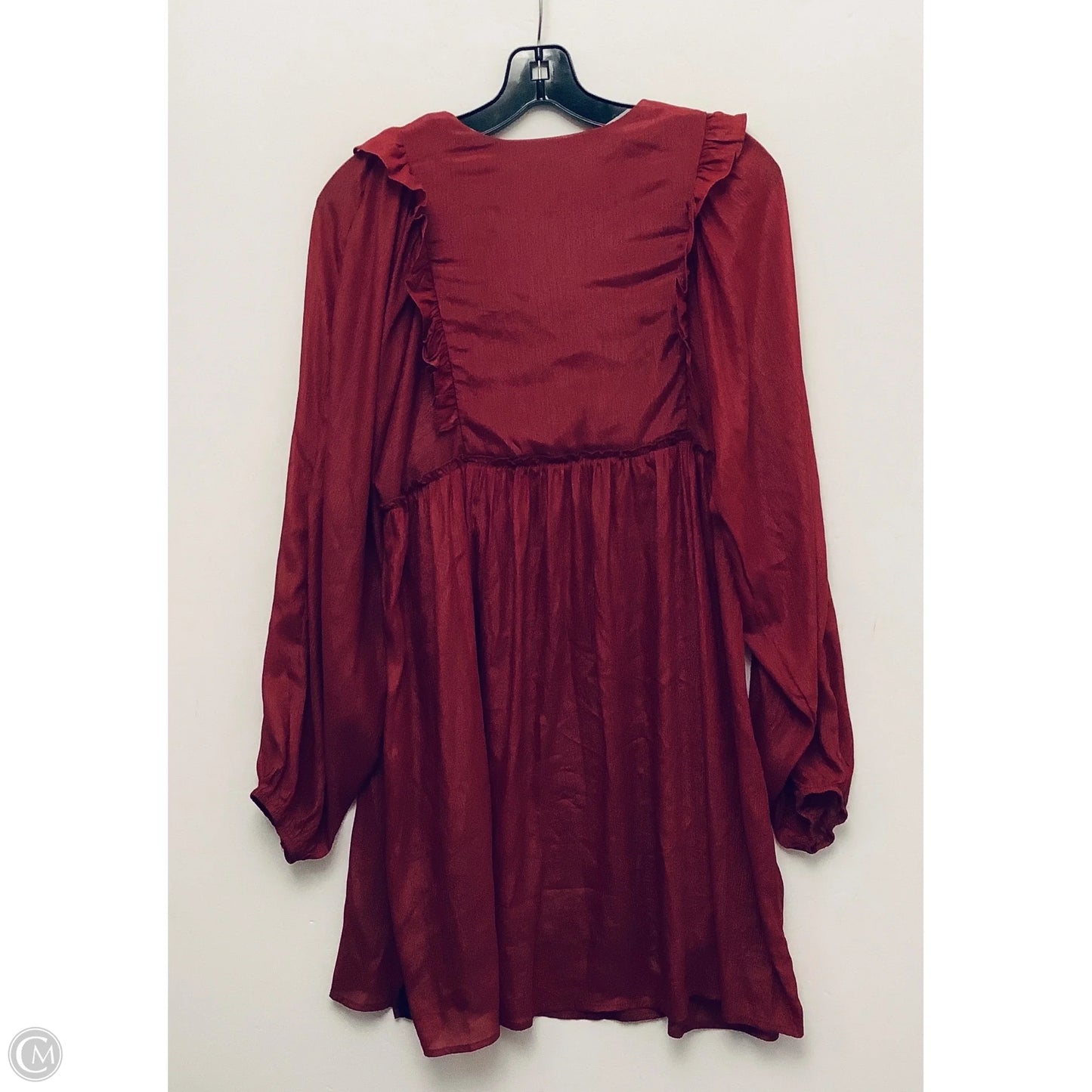 Dress Casual Short By Andree By Unit In Maroon, Size: S