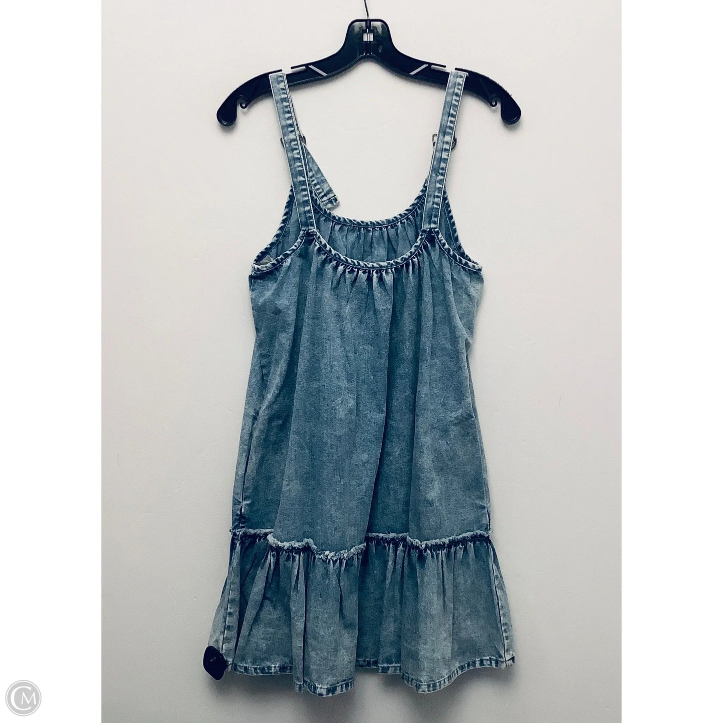 Dress Casual Short By Promesa In Blue Denim, Size: S