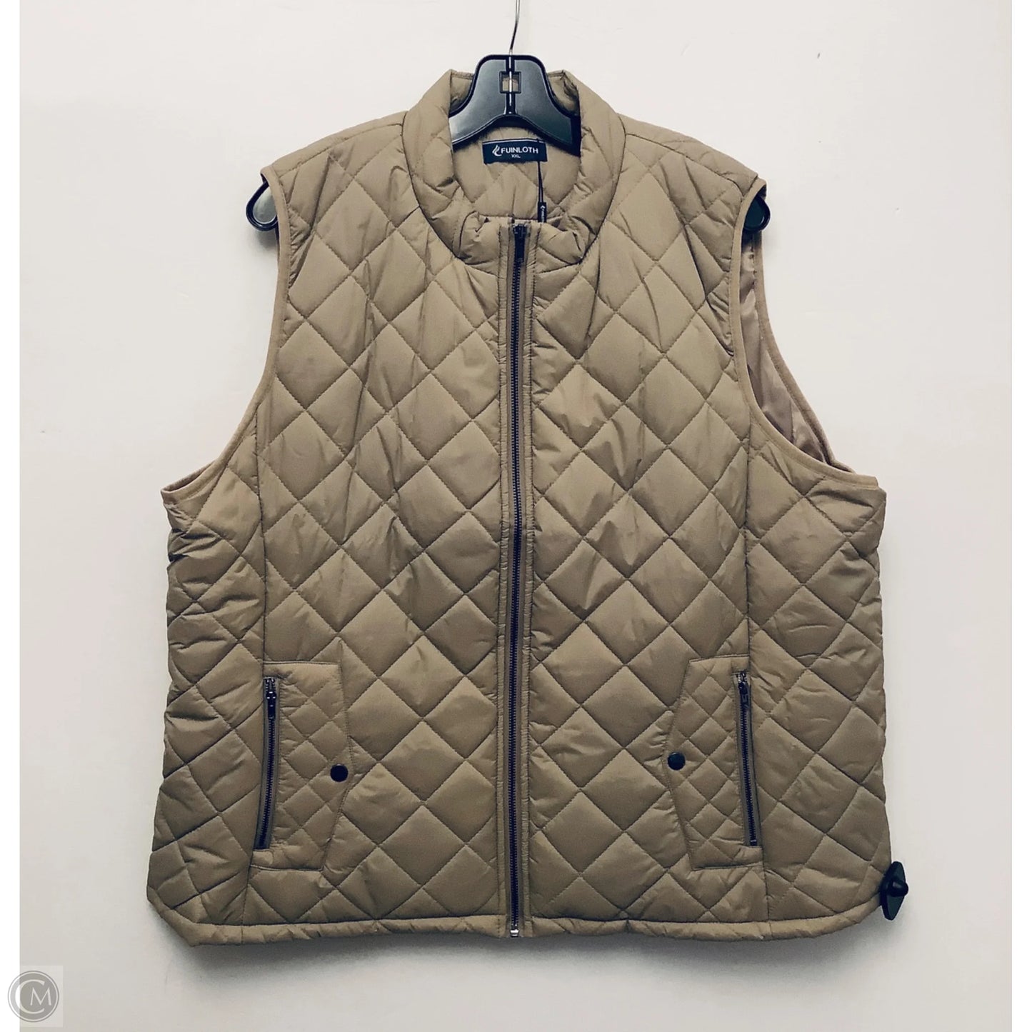 Vest Puffer & Quilted By Cme In Brown, Size: Xxl