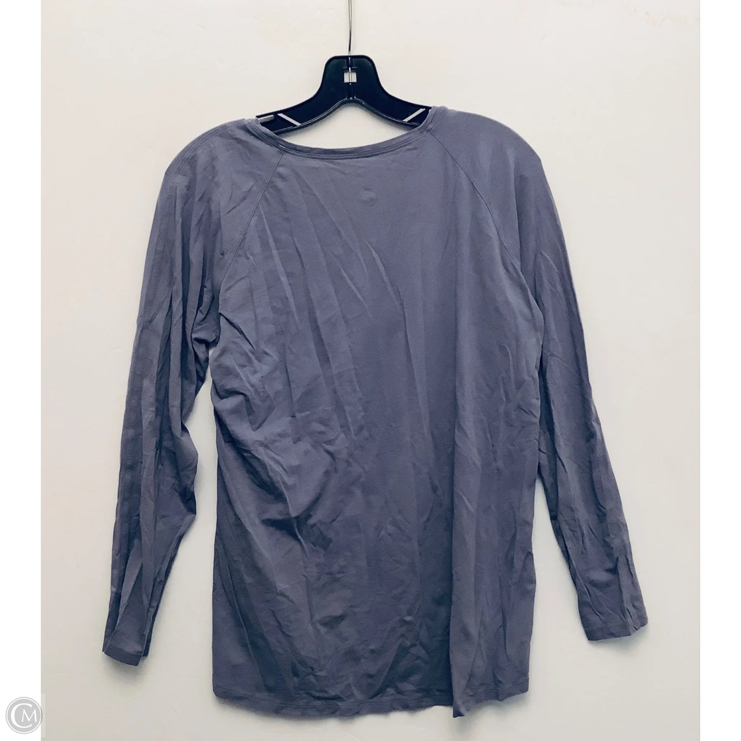 Athletic Top Long Sleeve Collar By Lululemon In Purple , Size: L