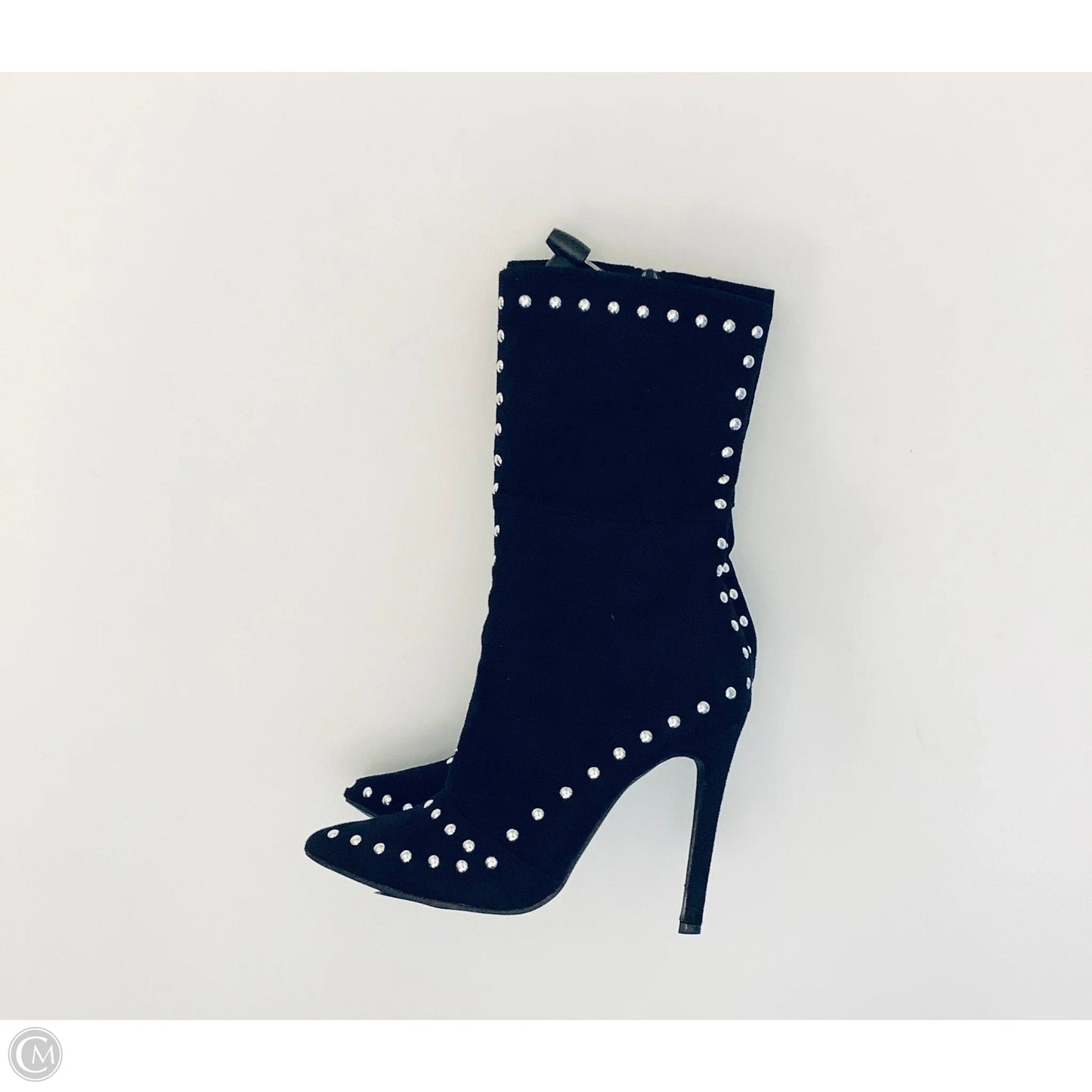 Boots Ankle Heels By Charlotte Russe In Black, Size: 6