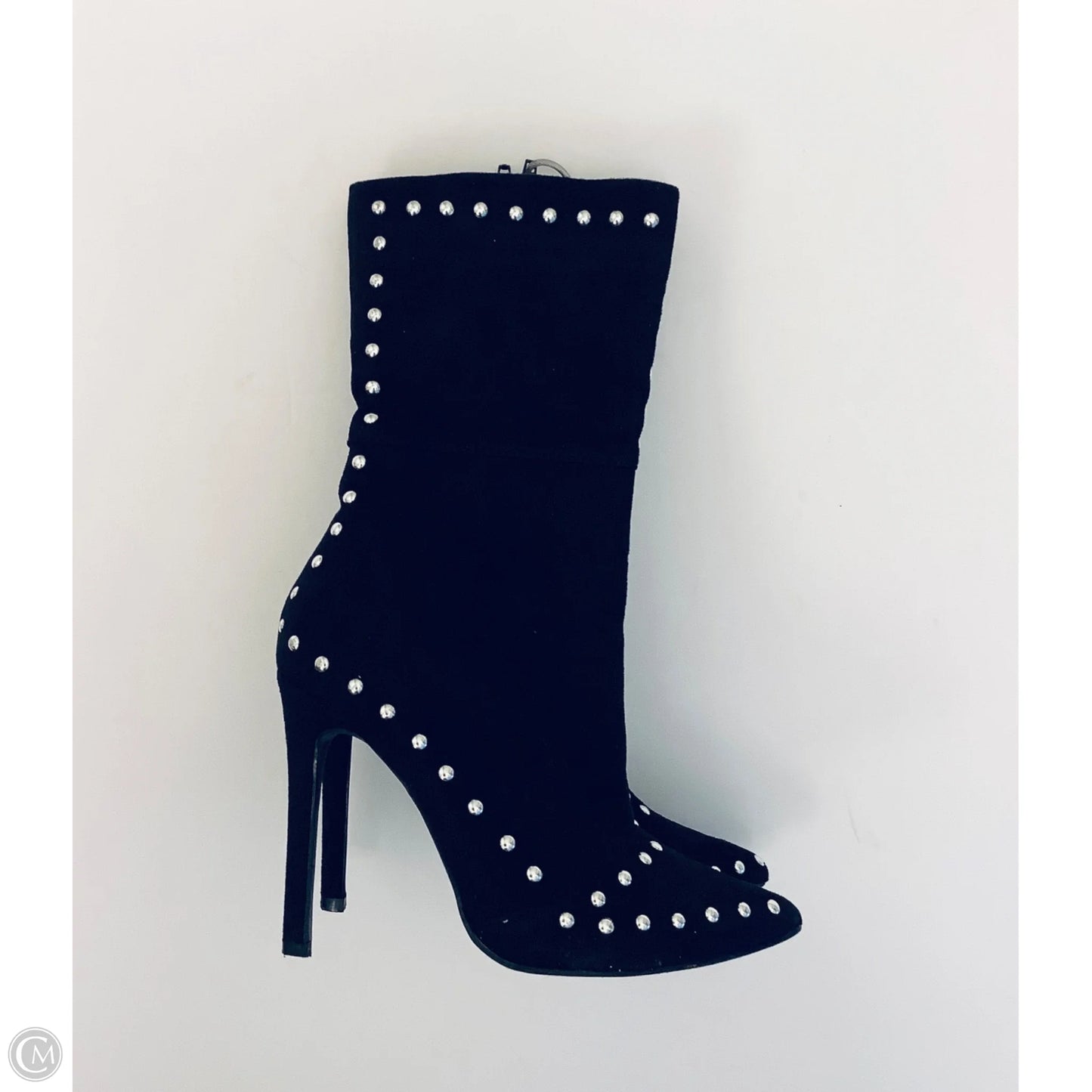 Boots Ankle Heels By Charlotte Russe In Black, Size: 6
