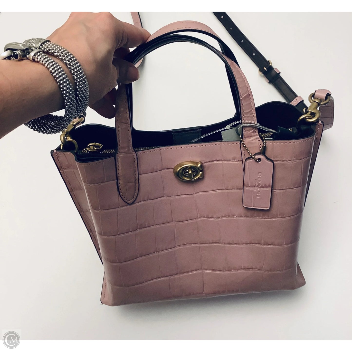 Handbag Designer By Coach, Size: Medium