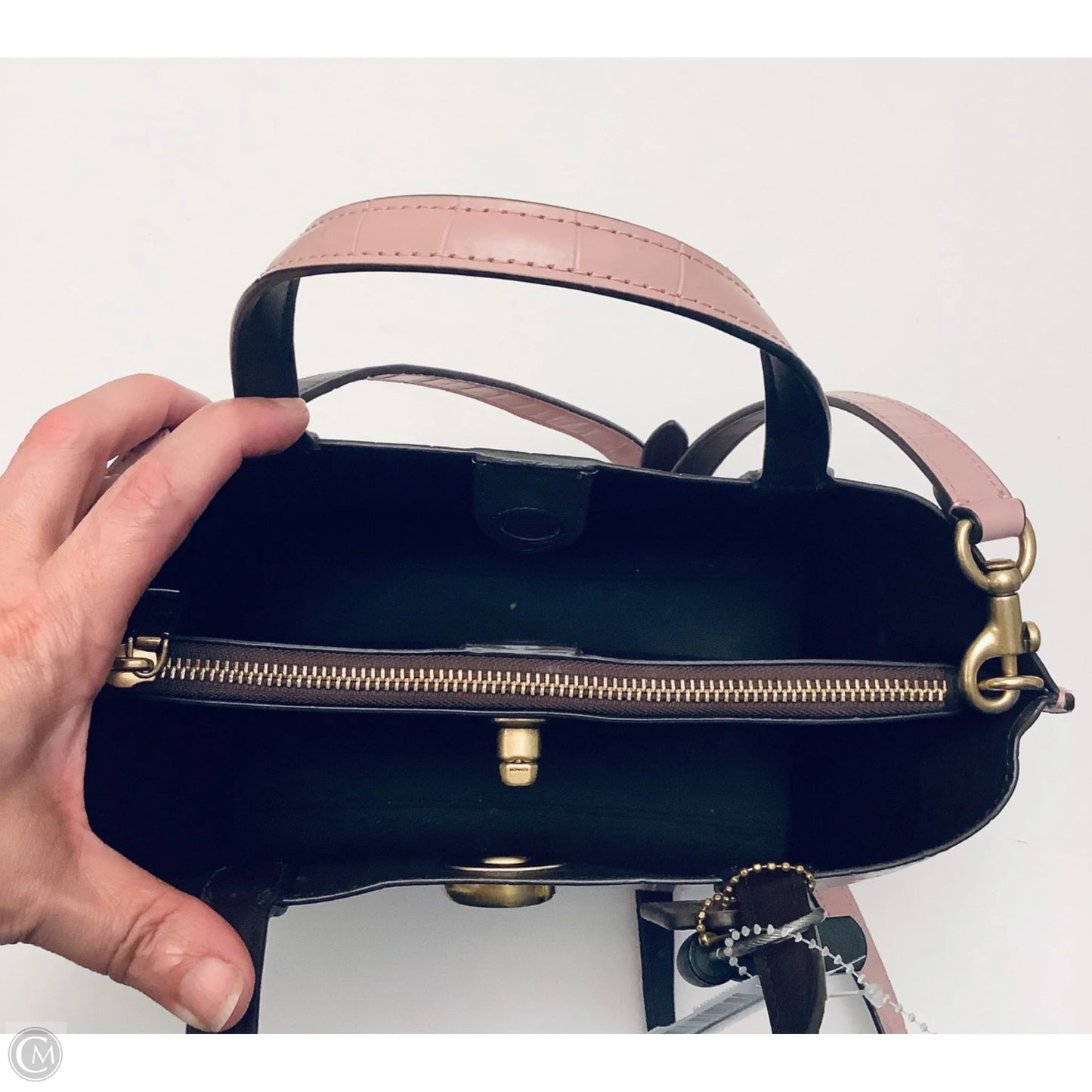 Handbag Designer By Coach, Size: Medium