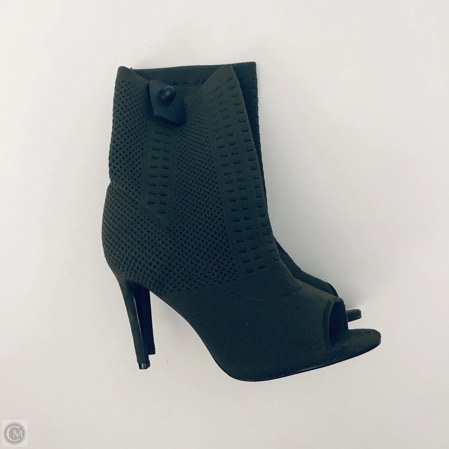 Boots Ankle Heels By Cme In Green, Size: 10